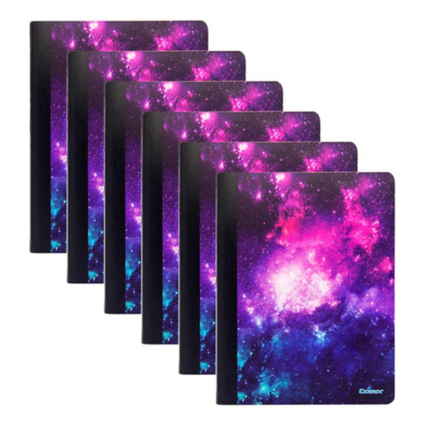 racdde Composition Book-Notebooks-Wide Ruled Paper 9.75" x 7.5",100 Sheets (Stary Sky) C9000J (6)
