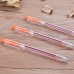 racdde Gel Pens, 12 Packs Retractable Gel Ink Rollerball Pen with Refillable Pt (0.5mm) Fine Point Smooth Writing with Comfortable Grip for Office School Home Work (GPP002) (Orange)