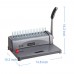 racdde Binding Machine, Comb Binding Machines with 21 Holes 450 Sheets, Books and Paper Punch Binder with Durable Metal Covers Perfect for Office School Financial Project Documents (B2988-new)