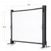 racdde Projector Screen Indoor Outdoor Foldable Table Screen with 50 Inch HD 4:3 Projection Movie Screen