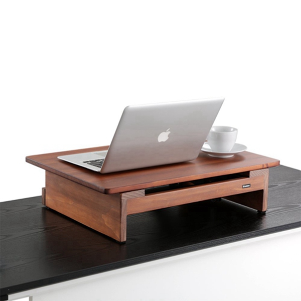 racdde standing Desk Height Adjustable Desk Converter size 24"x36", Laptop Stand-Up Desk Converter, Instantly Convert any Desk to a Sit/Stand up Desk, solid wood(RS008)