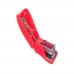 racdde Stapler Set, Mini Staplers, Built-In Staple Remover, Set of 4 (Red, White, Orange, Green)  