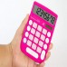 RACDDE CD-8185 Office and Home Style Calculator – 8-Digit LCD Display – Suitable for Desk and On The Move use. (Pink)