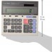 Racdde QS-2130 12-Digit Commercial Desktop Calculator with Kickstand, Arithmetic Logic, Battery and Solar Hybrid Powered LCD Display, Great for Home and Office Use