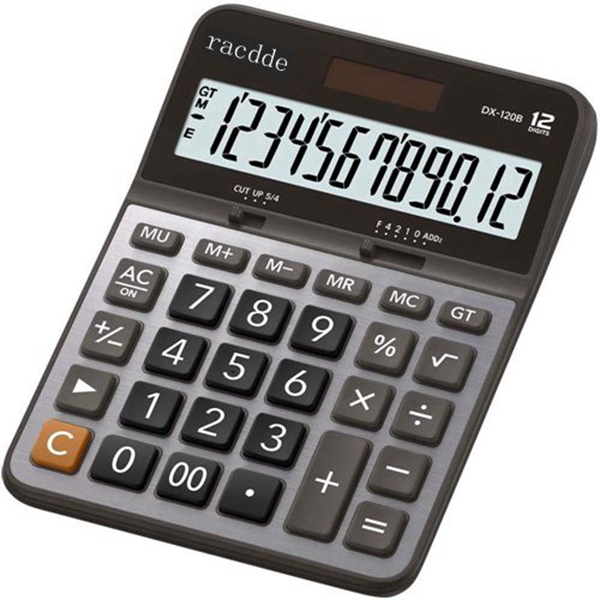 Racdde DX-120B Electronic Desktop Calculator with 12-Digit Extra Large Display 