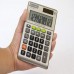 12-Digit Business Calculator – Racdde  CD-2738-12T - Dual-Power - Tax Calculator (Gold) 