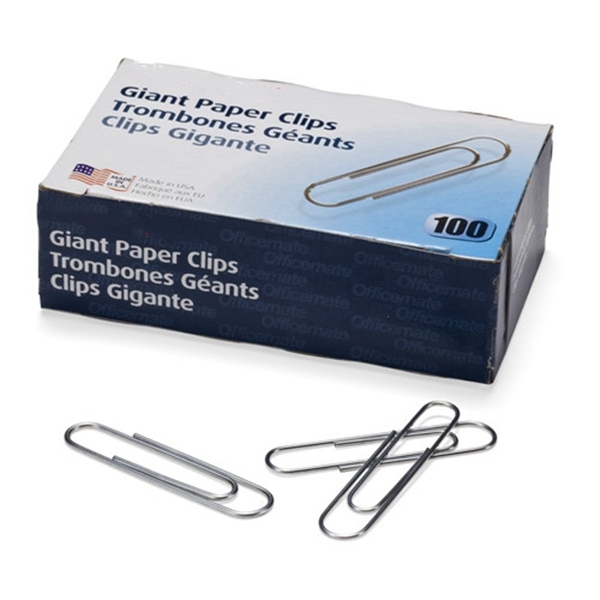 Racdde Giant Paper Clips, Pack of 10 Boxes of 100 Clips Each (1,000 Clips Total) (99914) 
