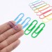 Racdde 1 Inch Assorted Color Mini Paper Clip Holder，Color Coated Paper Clips for Files, Papers, Office Supply（200 Pack）