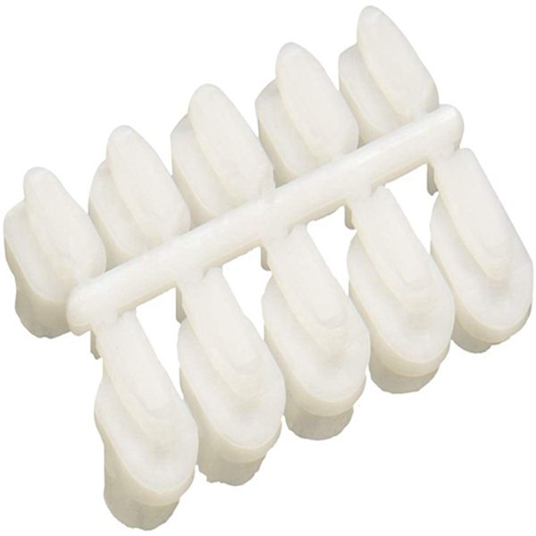 Racdde Damage-Free Reusable Removable Standard Clip for Any Surface, White, Pack of 30 - 079044 