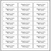 Racdde Address Labels for Inkjet Printers 1" x 2-5/8", Pack of 3000 Labels 