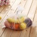 Racdde 14" X 20" Plastic Produce Bag on a Roll, Clear Food Storage Bags for Bread Fruits Vegetable, 350 Bags/Roll 