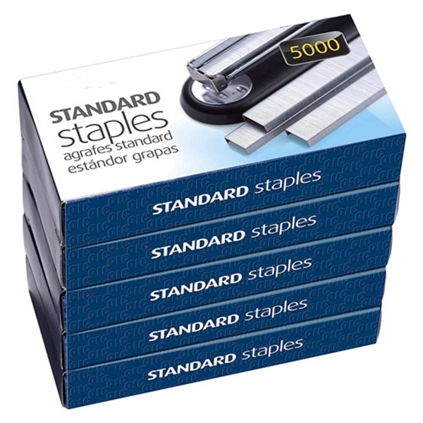 Racdde Standard Staples, 5 Boxes General Purpose Staple (91925) 
