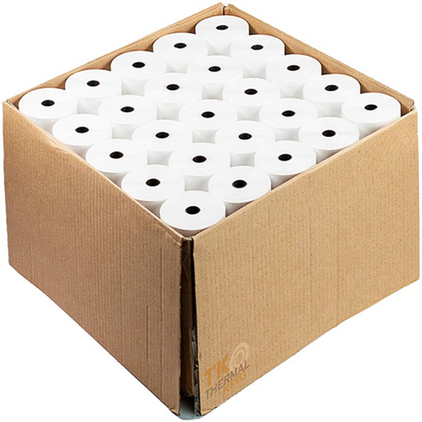 Racdde Point-of-Sale Thermal Paper Rolls fits Clover Station POS System, 3 1/8" x 230', 50 Rolls 