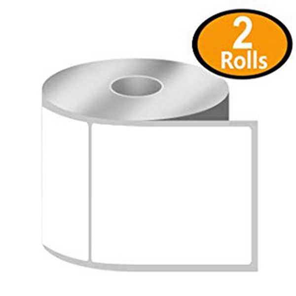 Racdde [2 Rolls, 350/Roll] 3" x 5" Direct Thermal Zebra/Eltron Compatible Labels - Premium Resolution & Adhesive 