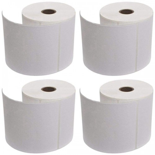 Racdde 4 Rolls - 4" x 6" 250 Labels/Roll Shipping Labels For Thermal Printers, BPA Free, Strong Adhesive, Resistant To Scratches and Smudges, Compatible With Zebra 2844, ZP450, ZP500, ZP505, and Many More 