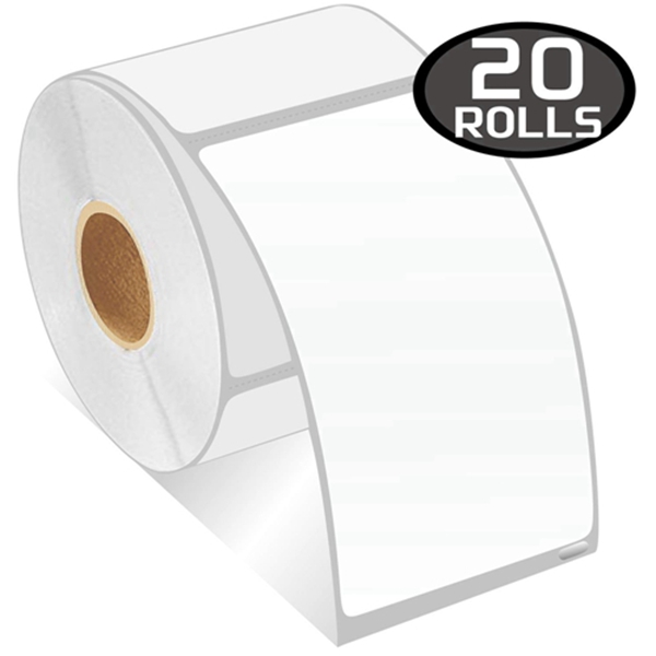 Racdde [20 Rolls,6000 Labels]Dymo 30256 Compatible 2-5/16" x 4" Large Shipping Labels - Perforated & Premium Adhesive 