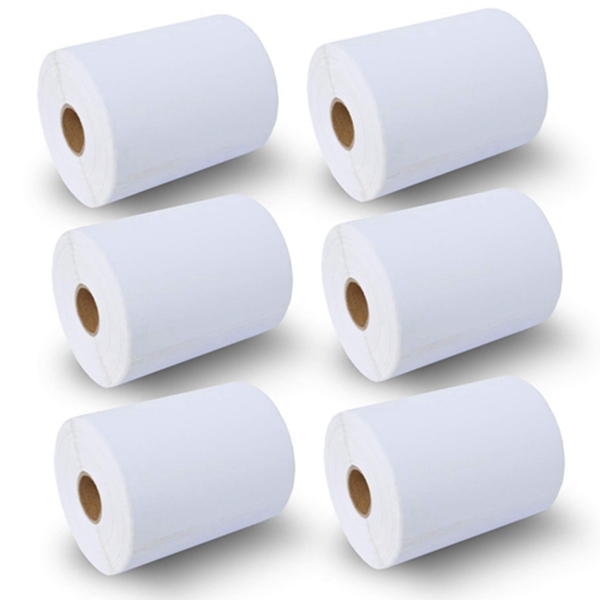 Racdde [6 Rolls, 250/Roll] 4" x 6" Direct Thermal Zebra/Eltron Compatible Shipping Labels - Premium Resolution & Adhesive 