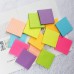 Racdde 7 Bright Color Lined Sticky Notes Self-Stick Notes 3 in x 3 in, 80 Sheets/Pad, 14 Pads/Pack 