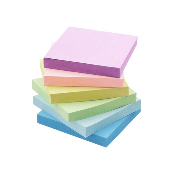 Racdde  Sticky Notes 3x3 Self-Stick Notes 6 Pastel Color 6 Pads, 100 Sheets/Pad 
