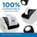 Racdde Compatible DK-1202 Shipping & Postage (2.4" X 3.9") Replacement Labels, Compatible with Brother QL Label Printers - 12 Rolls + 1 Frame 