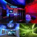 Racdde Waterproof LED Strip Lights RGB 5050 16.4ft/5m Self Adhesive Flexible LEDs Lighting with [Power Supply][44 Key Remote Control] Included