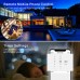 Racdde Smart WiFi LED Strip Lights, 16.4FT RGB 5050 LED Light Kit Working with Alexa, Google Home Phone APP Controlled, for Home, Kitchen, TV, Party & DIY Decoration 