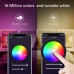 Racdde WiFi Smart LED Strip Light - iLintek Color Changing LED Strip Lighting Kit RGB+Tunable White Mood Light IP44 Waterproof Compatible with Alexa Google Assistant IFTTT (RGB+Warm White+Cold White9.6ft)