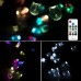 Racdde Outdoor string lights color changing, 48ft, 24 Premium Impact Resistant Lifetime Bulbs,(Memory Function/300 Kinds of marquee selection) Wireless control, Weatherproof, Outdoor, Commercial Grade 