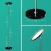 Racdde LED Torchiere Floor Lamp Standing lamp:Tall Standing Modern Pole Light 1800 Lumens for Living Rooms & Offices - Dimmable Uplight for Reading Books in Your Bedroom - Black 