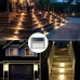 Solar Deck Lights, Racdde Super Bright LED Walkway Light Stainless Steel Waterproof Outdoor Security Lamps for Patio Stairs Garden Pathway (Yellow Light - 12PCS) 