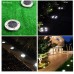 Racdde 4 Pcs Solar Ground Lights,Garden Pathway Outdoor In-Ground Lights With 4-LED Solar Disk Lights Auto On/Off Outdoor Lighting As Seen On TV 
