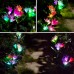 Racdde Outdoor Solar Garden Stake Lights,Upgraded Solar Powered Flower Lights,Multi-Color Changing Led Solar Decorative Lights,Light for Garden,Patio 12 Lily Flower 3 Pack