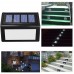 Solar Lights Outdoor - Racdde  Waterproof 6 LED Deck Lamp for Step Porch Walkway Patio (White Light, Pack of 8) 