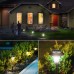 Racdde Solar Garden Lights Outdoor,Super-Bright,Auto On/Off,Waterproof,LED Solar Powered Pathway Light for Garden,Landscape,Path,Yard,Patio,Driveway,Walkway,Brown(2 Pack) 