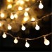 Racdde Globe String Lights, 49ft 100 LED Warm White Waterproof Decorative Fairy String Lights Perfect for Indoor and Outdoor Use,Plug in String Lights with 29V Low Voltage Transformer 