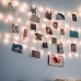 Racdde Photo Clip String Lights 17Ft - 50 LED Fairy String Lights with 50 Clear Clips for Hanging Pictures, Photo String Lights with Clips - Perfect Dorm Bedroom Wall Decor Wedding Decorations 