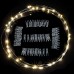 Racdde Photo Clip String Lights 17Ft - 50 LED Fairy String Lights with 50 Clear Clips for Hanging Pictures, Photo String Lights with Clips - Perfect Dorm Bedroom Wall Decor Wedding Decorations 