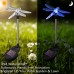 Racdde Solar Garden Lights Outdoor - 3 Pack Solar Stake Lights Multi-Color Changing LED Garden Lights, Premium Butterfly,Dragonfly and Bird Decorative Lights for Path, Yard, Lawn, Patio. 
