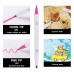 30 Colors Dual Tip Alcohol Based Art Markers,Racdde  Alcohol Marker Pens Perfect for Kids Adult Coloring Books Sketching and Card Making 