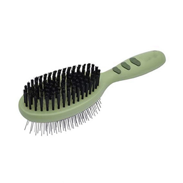 Racdde Plastic Pin and Bristle Combo Dog Brush (Medium), Pet Supplies for Dogs, Dog Brushes for Grooming, Dog Grooming Tools, Dog Gifts, Dog Accessories, Dog Supplies, Dog Brushes for Shedding 