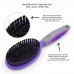 Racdde Bristle Brush for Dogs and Cats with Long or Short Hair - Dense Bristles Remove Loose Hair, Dander, Dust, and Dirt from Your Pet’s Top Coat 