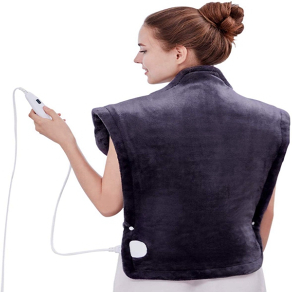 Racdde Heating Pad Wrap, for Neck Shoulders Whole Back Pain Relief, Soothing Muscle Pain and Tension Relief Therapy, 6 Electric Temperature Options, 25 x 32", XXX-Large 