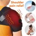 Racdde Shoulder Massage Heating Pad, 3 Vibration & Temperature Setting, Low Voltage Heated Brace Wrap for Dislocated/Frozen Shoulder, Arthritis, Rotator Cuff Bursitis Pain Relief Hot Therapy 