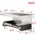 Racdde Toilet Paper Holder with Shelf - Stainless Steel Toilet Roll Holder Self Adhesive or Wall Mounted for Bathroom 