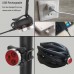 Racdde USB Rechargeable Bike Light Set, Super Bright 1200 Lumen Wide Angle View Bicycle Lights Free Tail Light,Easy to Install Bike Front and Back Rear Lights,Cycling Headlight Safety Flashlight 