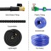 Racdde 75ft Expandable Garden Hose, Water Hose with Double Latex Core, 3/4" Solid Brass Fittings, Heavy Duty Outer Fabric, Expanding Water Hose for Garden, Pets, Car Wash 
