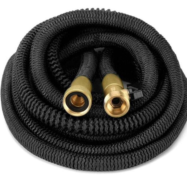 Racdde Heavy Duty 75' Feet 2018 Expandable Hose Set, Strongest Garden Hose On Earth. with All Solid Brass Connector + Storage Sack