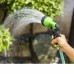 Racdde Heavy-Duty Nozzle, Comfort-Grip 8 Different Spray Patterns for Watering Lawns, Washing Cars & Pets