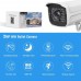 Racdde Outdoor Security Camera, 1080P WiFi Camera Wireless Surveillance Cameras, IP Camera with Two-Way Audio, IP66 Waterproof, Night Vision, Motion Detection, Activity Alert - iOS, Android(2 Pack) 