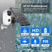 Racdde Battery Security Camera Wireless - Solar Powered IP Camera Outdoor 1080P HD Rechargeable Battery Powered WiFi Camera for Home Security, House Video Surveillance System 2 Way Audio Motion Detection 